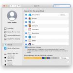 iCloud settings and Apple ID on MacOS