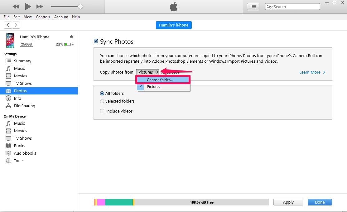 how to transfer files from windows pc to iphone