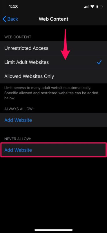 How to Block Websites in Safari on iPhone