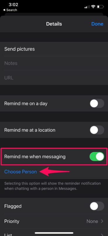 How to Use Remind Me When Messaging on iPhone & iPad