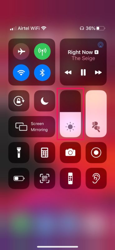 How to Toggle TrueTone On / Off in Control Center on iPhone & iPad
