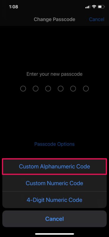 How to Set an Alphanumeric Passcode on iPhone