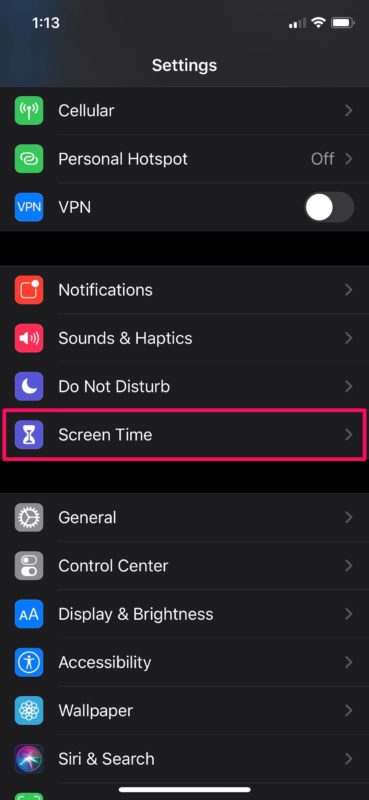 How to Set Downtime with Screen Time