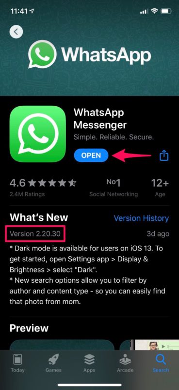 How to Use Dark Mode in WhatsApp for iPhone