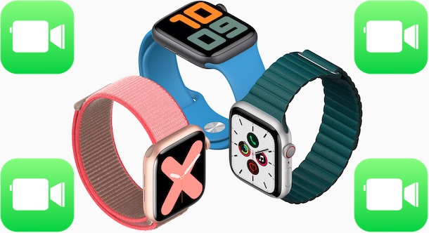 Apple Watches with FaceTime logo