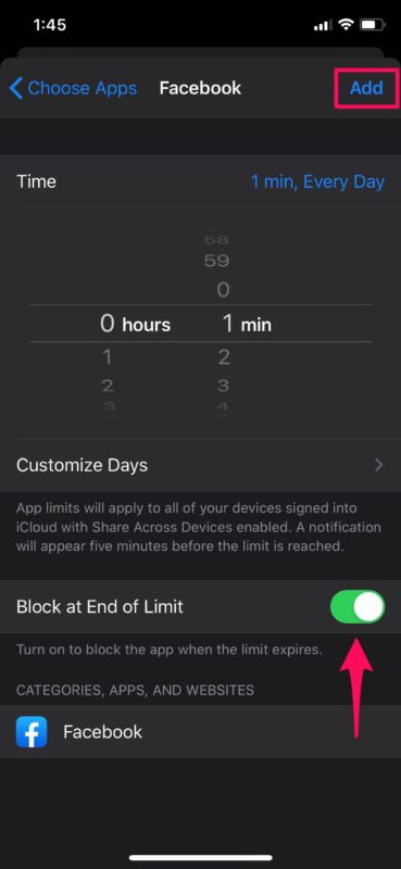 How to Hide Facebook App on iPhone & iPad with Screen Time