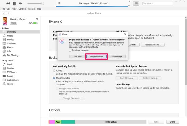 How to Backup iPhone or iPad to Windows PC