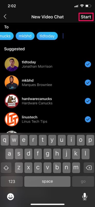 How to Make Video Calls with Instagram on iPhone