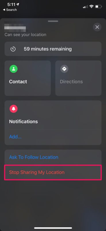 How to Share Location with Find My