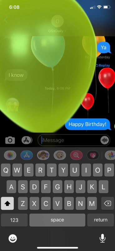 What Words Trigger iMessage Effects? List of iMessage Screen Effect Keywords