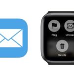 Apple mail icon and Apple Watch