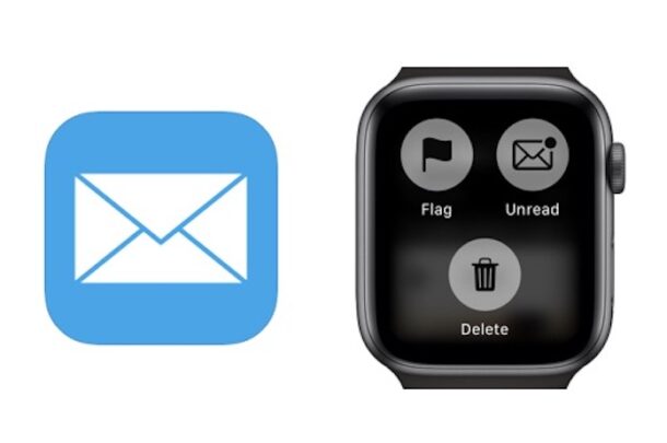 Apple mail icon and Apple Watch