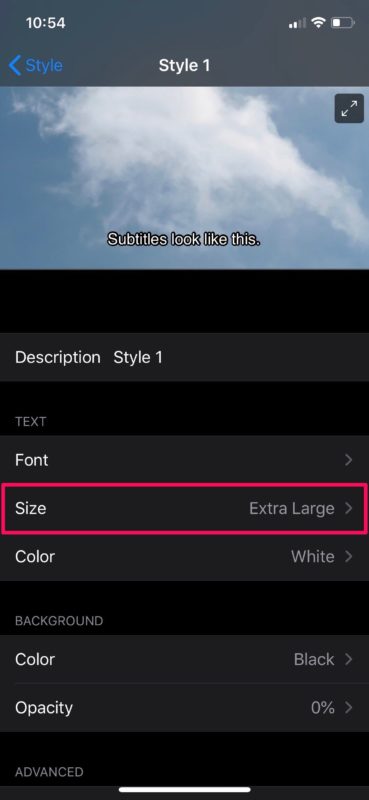 How to Change Subtitle Font Size on iPhone
