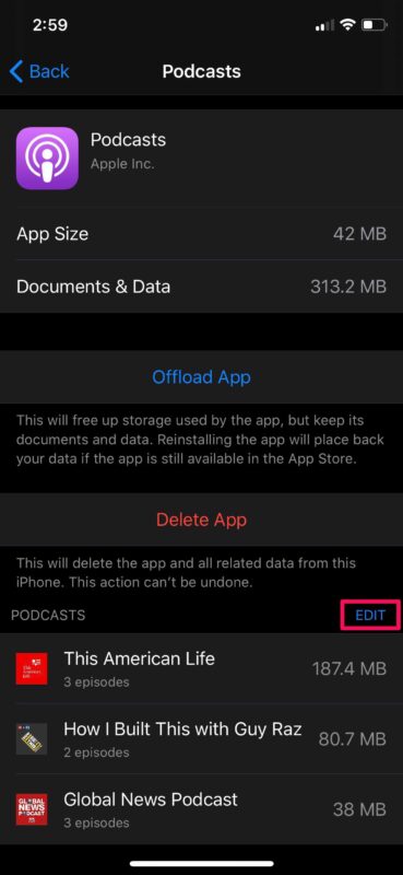 How to Clear Podcasts Storage on iPhone & iPad to Free Up Space