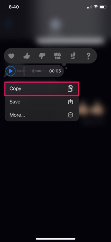How to Save Audio Messages on iPhone & iPad