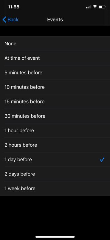 How to Set & Change Calendar Alert Times on iPhone & iPad