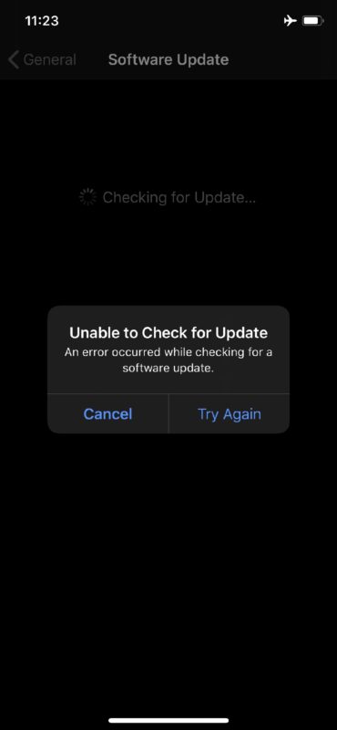 iOS Update Troubleshooting