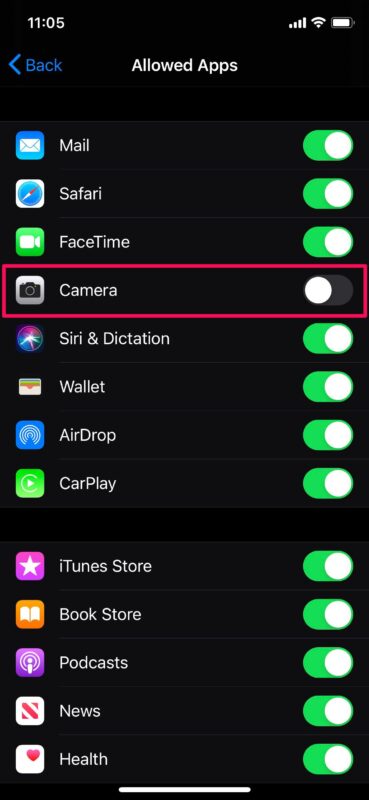 How to Disable Camera on iPhone & Lock Screen
