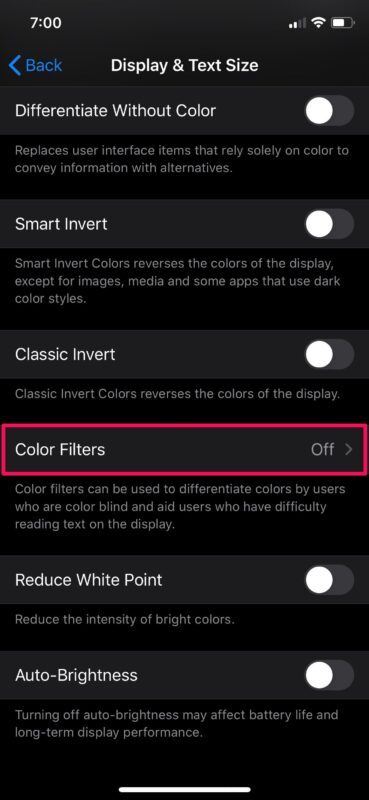 How to Use Color Filters on iPhone & iPad