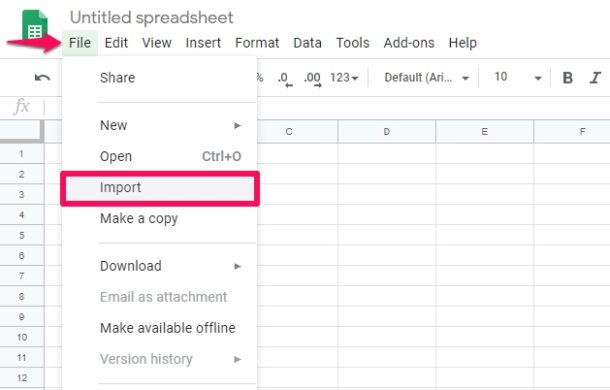 How to Open a CSV in Google Sheets