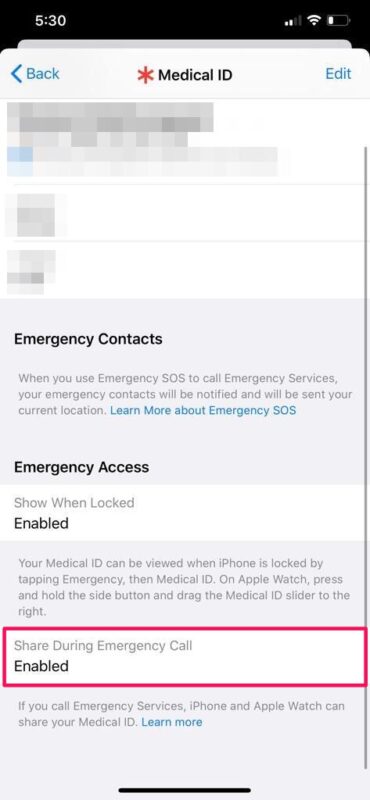How to Share Medical ID During Emergency Calls from iPhone Automatically