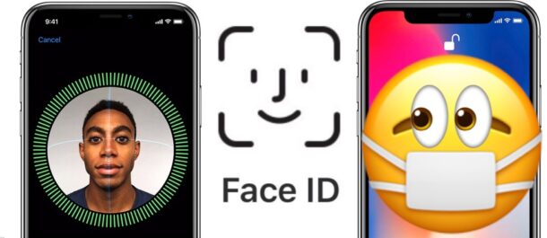 How to set face id with mask