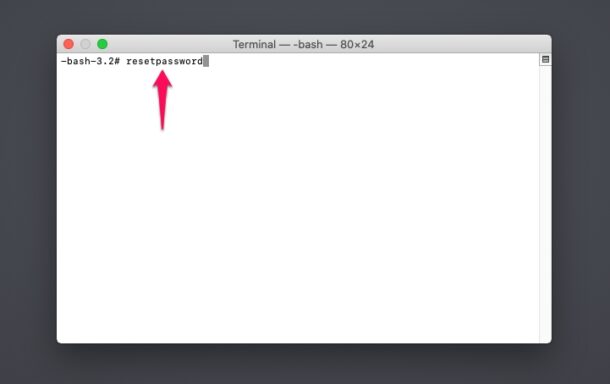 How to Reset MacOS Password with Terminal