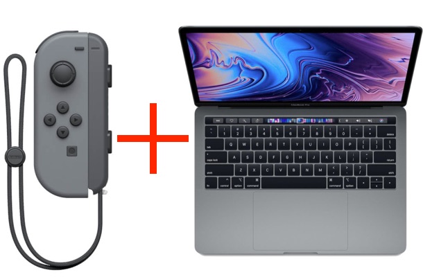 Macbook Pro и Joy-Con