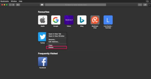 How to Add Websites to Safari Favorites Page on Mac