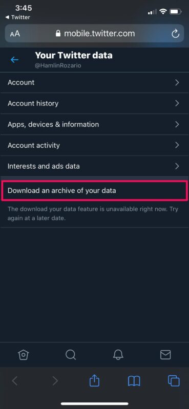 How to Download a Copy of Your Twitter Data