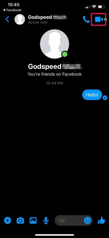 How to Screen Share iPhone with Facebook Messenger