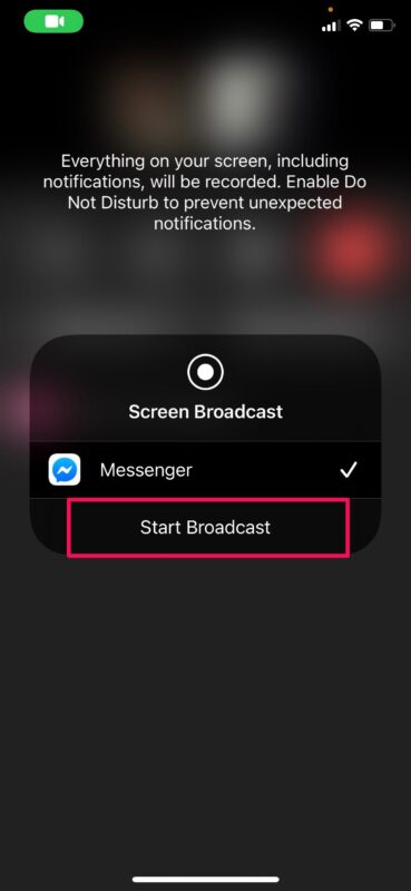 How to Screen Share iPhone with Facebook Messenger