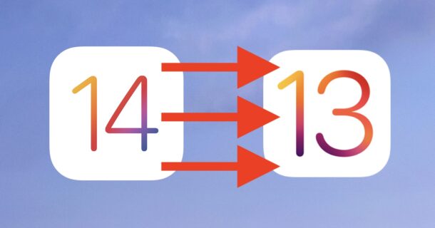 Downgrade iOS 14 to iOS 13 and iPadOS 14 to iPadOS 13.7
