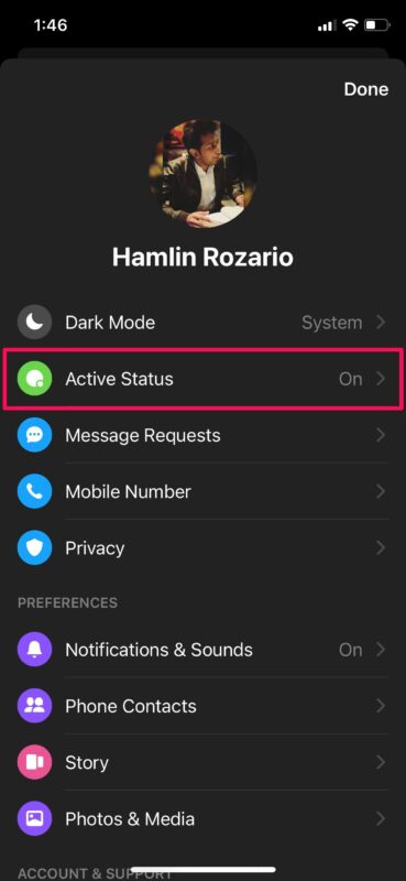 How to Hide Active Status on Facebook Messenger