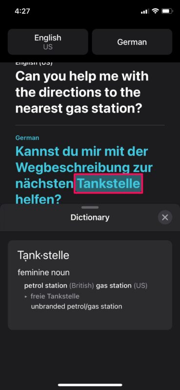 How to Check Definitions of Translated Words in Translate on iPhone & iPad