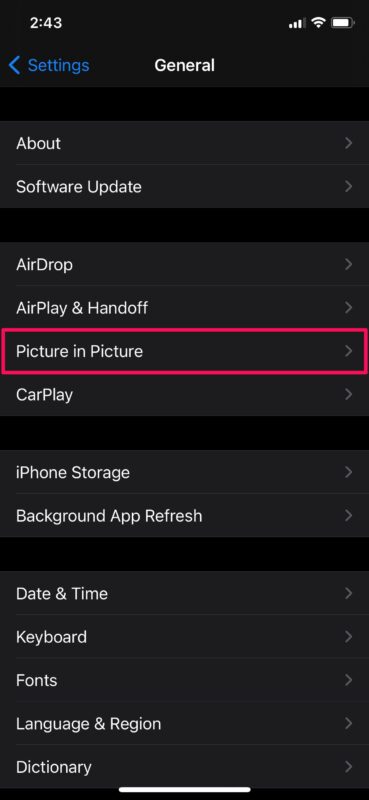 How to Stop Entering Picture-in-Picture Automatically on iPhone