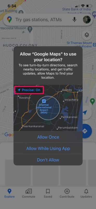 Как использовать точное и приблизительное местоположение на iPhone