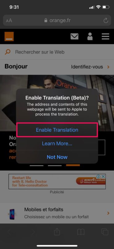 How to Translate Webpages in Safari on iPhone & iPad