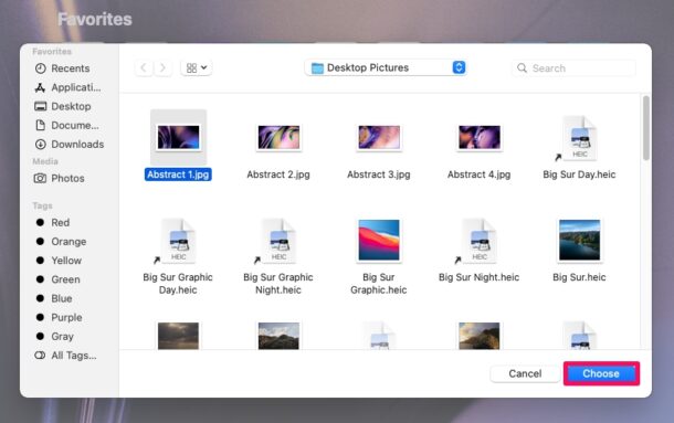 Как изменить фоновое изображение Safari в MacOS Big Sur