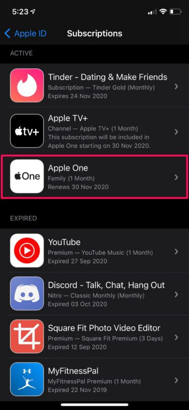 How to End Free Apple One Trial Subscription