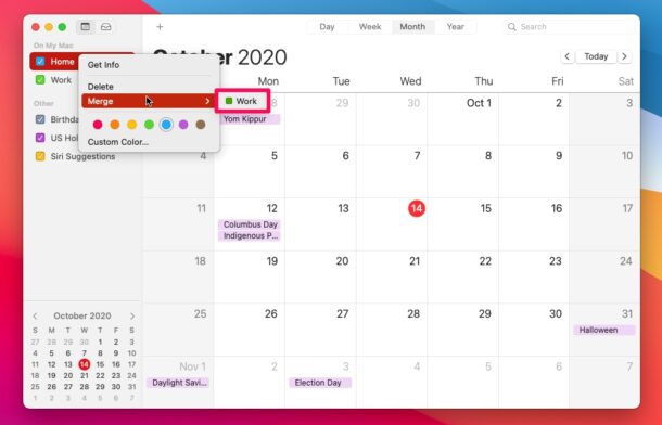 How to Merge Calendars on Mac