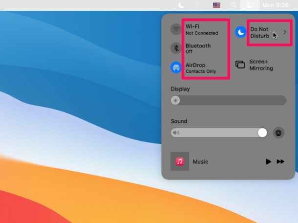 How to Use Control Center on MacOS