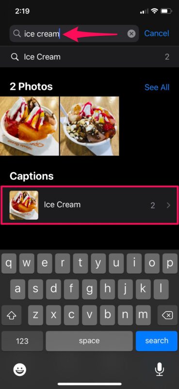 How to Search Photos by Captions on iPhone