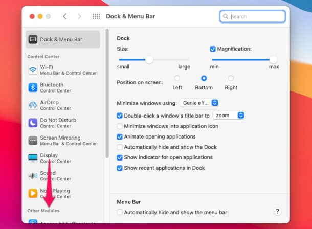 How to display the battery percentage in the MacOS Big Sur menu bar