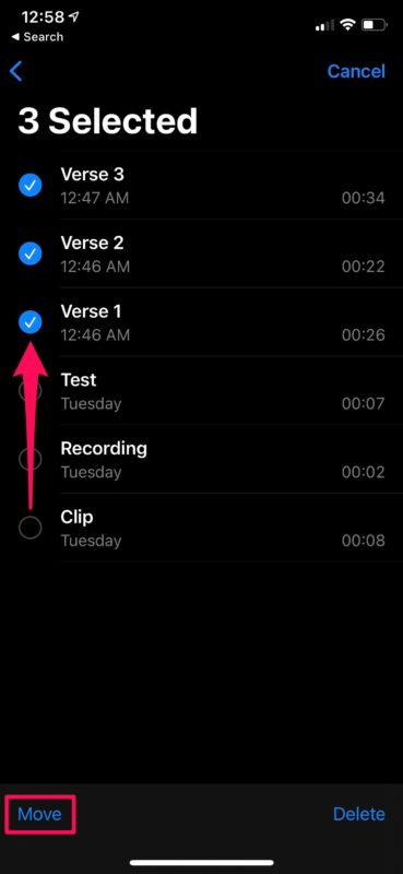 How to Store Voice Memos in Folders on iPhone