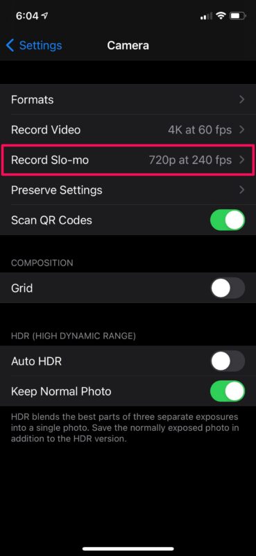 How to Change Frame Rate of iPhone Camera