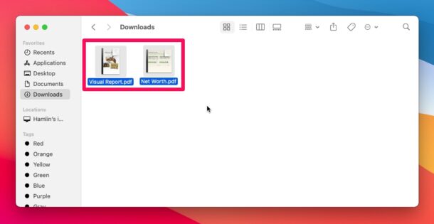Как объединить файлы в PDF на Mac