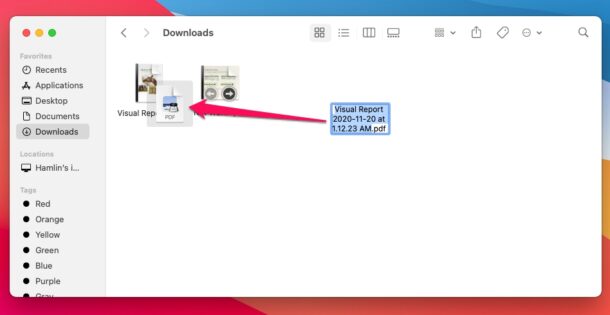 Как объединить файлы в PDF на Mac
