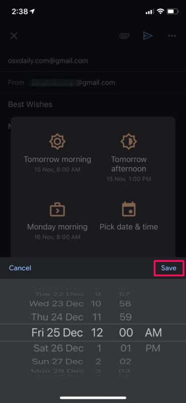 How to Schedule Emails on iPhone and iPad