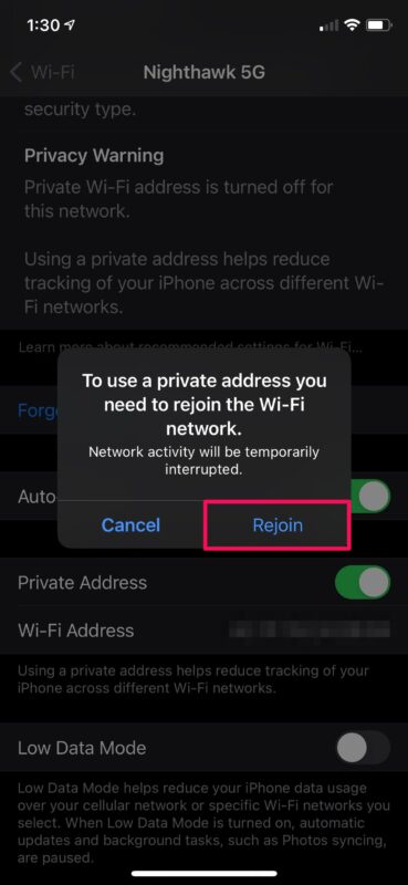 How to Use Private MAC Address on iPhone & iPad